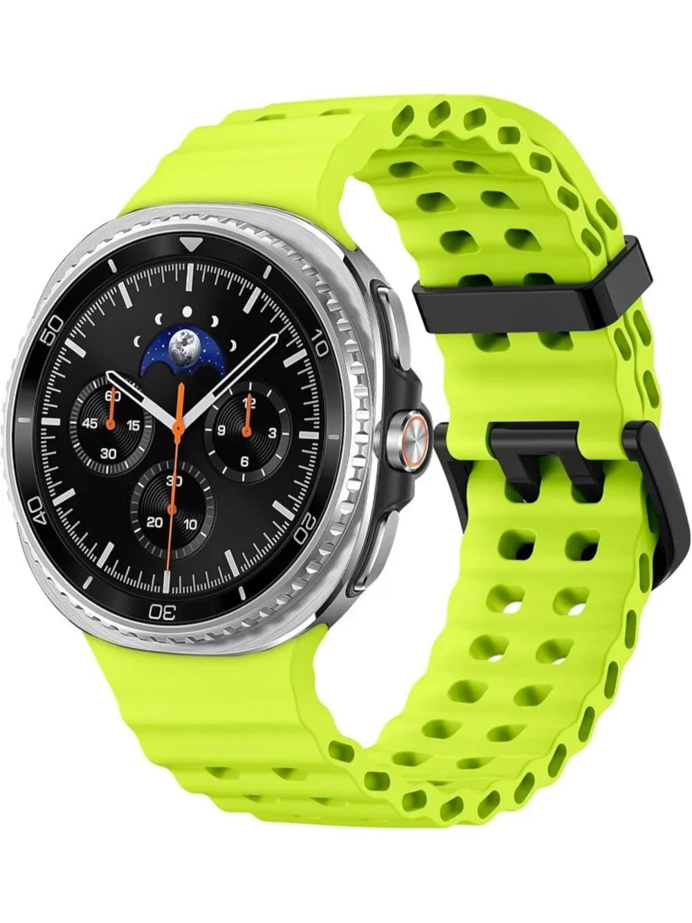 Unisex Lime Green Analog Breathable Marine Replacement Samsung Galaxy Watch